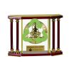[EX103] Executive 4-Pillar Gold & Rosewood Piano Finish Clock  Thumbnail