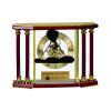 [EX103] Executive 4-Pillar Gold & Rosewood Piano Finish Clock  Thumbnail