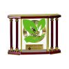 [EX103] Executive 4-Pillar Gold & Rosewood Piano Finish Clock  Thumbnail