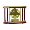 [EX103] Executive 4-Pillar Gold & Rosewood Piano Finish Clock  Thumbnail