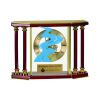 [EX103] Executive 4-Pillar Gold & Rosewood Piano Finish Clock  Thumbnail