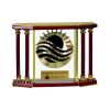 [EX103] Executive 4-Pillar Gold & Rosewood Piano Finish Clock  Thumbnail