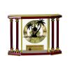 [EX103] Executive 4-Pillar Gold & Rosewood Piano Finish Clock  Thumbnail