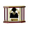 [EX103] Executive 4-Pillar Gold & Rosewood Piano Finish Clock  Thumbnail