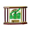 [EX103] Executive 4-Pillar Gold & Rosewood Piano Finish Clock  Thumbnail
