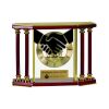 [EX103] Executive 4-Pillar Gold & Rosewood Piano Finish Clock  Thumbnail