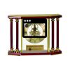 [EX103] Executive 4-Pillar Gold & Rosewood Piano Finish Clock  Thumbnail