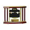 [EX103] Executive 4-Pillar Gold & Rosewood Piano Finish Clock  Thumbnail
