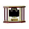 [EX103] Executive 4-Pillar Gold & Rosewood Piano Finish Clock  Thumbnail