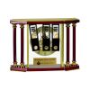 [EX103] Executive 4-Pillar Gold & Rosewood Piano Finish Clock  Thumbnail