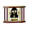 [EX103] Executive 4-Pillar Gold & Rosewood Piano Finish Clock  Thumbnail