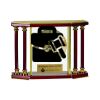 [EX103] Executive 4-Pillar Gold & Rosewood Piano Finish Clock  Thumbnail
