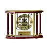 [EX103] Executive 4-Pillar Gold & Rosewood Piano Finish Clock  Thumbnail