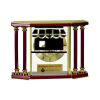 [EX103] Executive 4-Pillar Gold & Rosewood Piano Finish Clock  Thumbnail