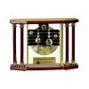 [EX103] Executive 4-Pillar Gold & Rosewood Piano Finish Clock  Thumbnail