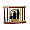 [EX103] Executive 4-Pillar Gold & Rosewood Piano Finish Clock  Thumbnail