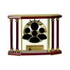 [EX103] Executive 4-Pillar Gold & Rosewood Piano Finish Clock  Thumbnail