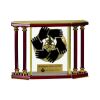 [EX103] Executive 4-Pillar Gold & Rosewood Piano Finish Clock  Thumbnail