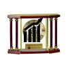 [EX103] Executive 4-Pillar Gold & Rosewood Piano Finish Clock  Thumbnail