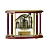 [EX103] Executive 4-Pillar Gold & Rosewood Piano Finish Clock  Thumbnail