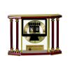 [EX103] Executive 4-Pillar Gold & Rosewood Piano Finish Clock  Thumbnail