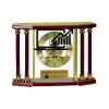 [EX103] Executive 4-Pillar Gold & Rosewood Piano Finish Clock  Thumbnail