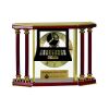 [EX103] Executive 4-Pillar Gold & Rosewood Piano Finish Clock  Thumbnail