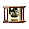 [EX103] Executive 4-Pillar Gold & Rosewood Piano Finish Clock  Thumbnail