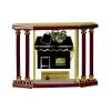 [EX103] Executive 4-Pillar Gold & Rosewood Piano Finish Clock  Thumbnail