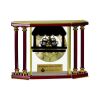 [EX103] Executive 4-Pillar Gold & Rosewood Piano Finish Clock  Thumbnail