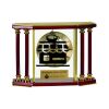 [EX103] Executive 4-Pillar Gold & Rosewood Piano Finish Clock  Thumbnail