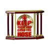 [EX103] Executive 4-Pillar Gold & Rosewood Piano Finish Clock  Thumbnail