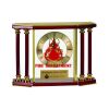 [EX103] Executive 4-Pillar Gold & Rosewood Piano Finish Clock  Thumbnail