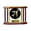 [EX103] Executive 4-Pillar Gold & Rosewood Piano Finish Clock  Thumbnail