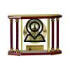 [EX103] Executive 4-Pillar Gold & Rosewood Piano Finish Clock  Thumbnail