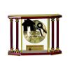 [EX103] Executive 4-Pillar Gold & Rosewood Piano Finish Clock  Thumbnail