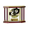 [EX103] Executive 4-Pillar Gold & Rosewood Piano Finish Clock  Thumbnail