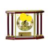 [EX103] Executive 4-Pillar Gold & Rosewood Piano Finish Clock  Thumbnail