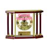 [EX103] Executive 4-Pillar Gold & Rosewood Piano Finish Clock  Thumbnail