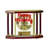 [EX103] Executive 4-Pillar Gold & Rosewood Piano Finish Clock  Thumbnail