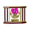 [EX103] Executive 4-Pillar Gold & Rosewood Piano Finish Clock  Thumbnail