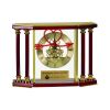 [EX103] Executive 4-Pillar Gold & Rosewood Piano Finish Clock  Thumbnail