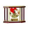 [EX103] Executive 4-Pillar Gold & Rosewood Piano Finish Clock  Thumbnail