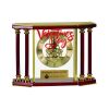 [EX103] Executive 4-Pillar Gold & Rosewood Piano Finish Clock  Thumbnail