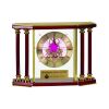 [EX103] Executive 4-Pillar Gold & Rosewood Piano Finish Clock  Thumbnail