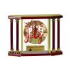 [EX103] Executive 4-Pillar Gold & Rosewood Piano Finish Clock  Thumbnail