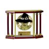[EX103] Executive 4-Pillar Gold & Rosewood Piano Finish Clock  Thumbnail