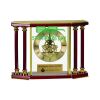 [EX103] Executive 4-Pillar Gold & Rosewood Piano Finish Clock  Thumbnail