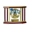 [EX103] Executive 4-Pillar Gold & Rosewood Piano Finish Clock  Thumbnail