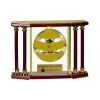 [EX103] Executive 4-Pillar Gold & Rosewood Piano Finish Clock  Thumbnail